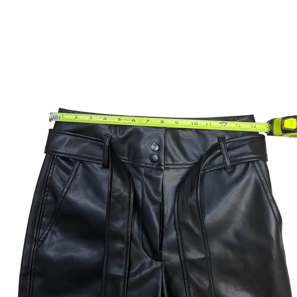 Shinestar Faux Leather Straight Leg Ankle Length Pants (size M) - Picture 6 of 8